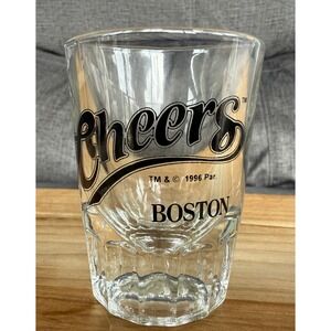Vintage Cheers Boston Shot Glass, 1996, 3 inches tall